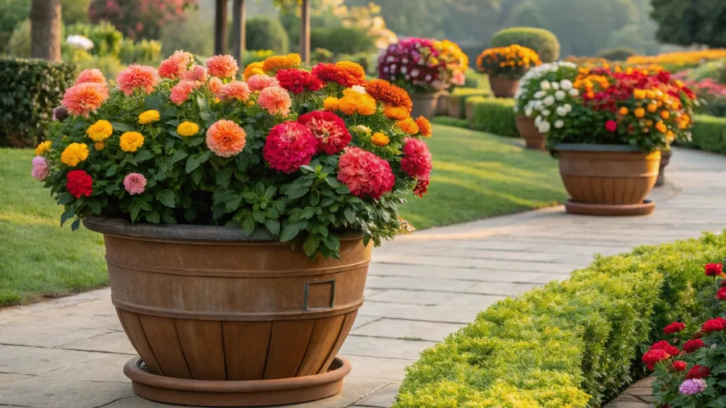 JARDIM COM VASOS