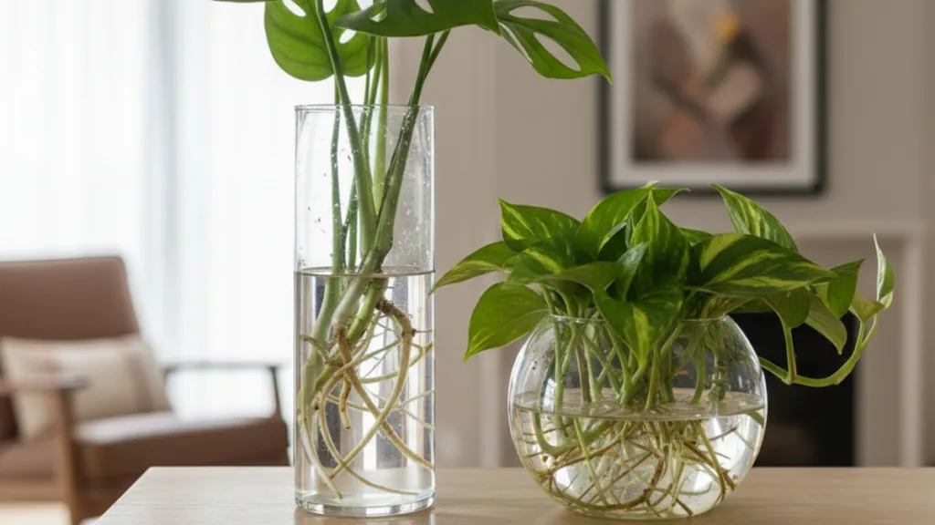plantas que crescem na agua