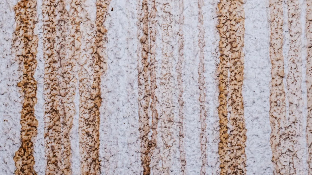 Pasta de bicarbonato de sódio e vinagre branco sendo aplicada em mancha de mofo no plástico